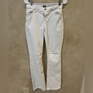 Citizens of Humanity Women's White amber medium rise bootcut size 26x33.5 new